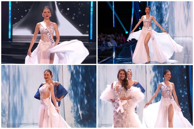 Bùi Quỳnh Hoa trình diễn tự tin tại bán kết Miss Universe 2023 - Ảnh 4.