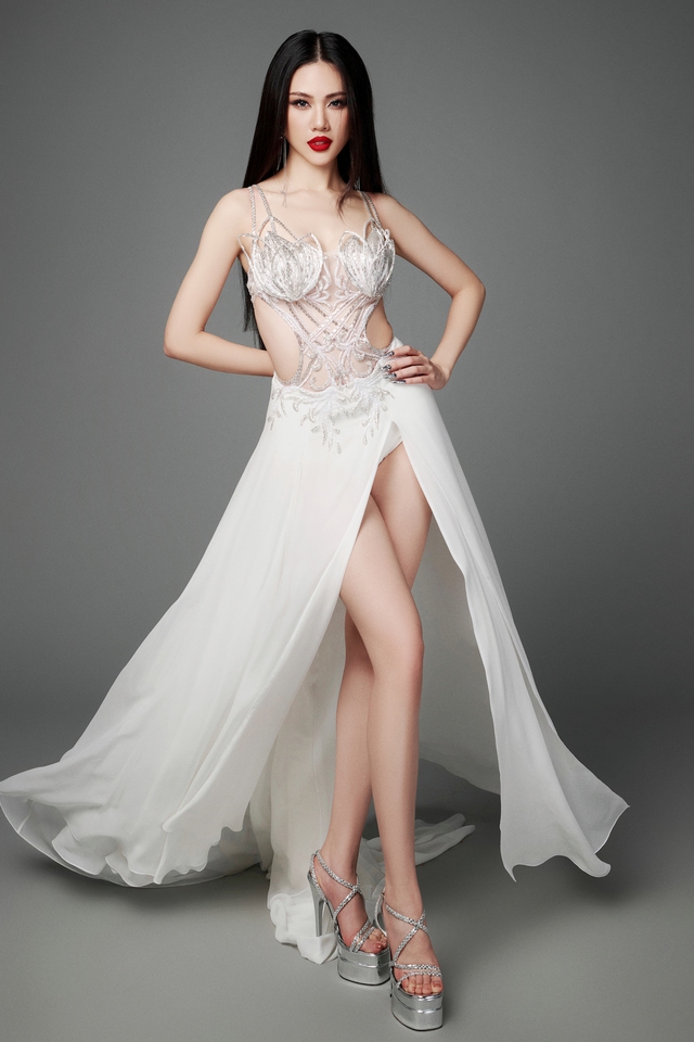 Bùi Quỳnh Hoa trình diễn tự tin tại bán kết Miss Universe 2023 - Ảnh 5.