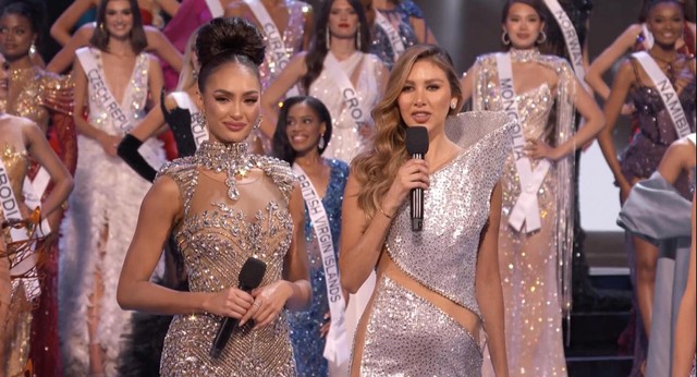 Bùi Quỳnh Hoa trình diễn tự tin tại bán kết Miss Universe 2023 - Ảnh 1.