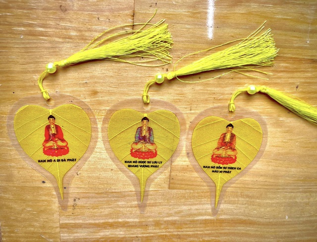 Chàng trai miền Tây 'biến' lá bồ đề thành tranh - Ảnh 3. Chàng trai miền Tây 'biến' lá bồ đề thành tranh - Ảnh 3.