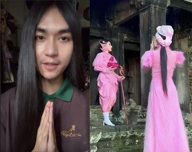 Xem xét xử lý vụ TikToker Việt Nam quay clip Angkor Wat lại gắn cờ Thái Lan - Ảnh 1. Xem xét xử lý vụ TikToker Việt Nam quay clip Angkor Wat lại gắn cờ Thái Lan - Ảnh 1.