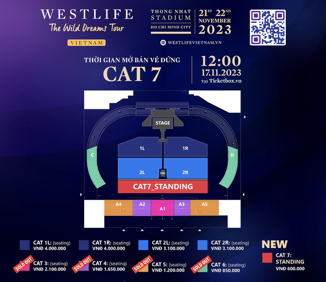 Bung loạt vé giá rẻ, ban tổ chức đêm nhạc Westlife vướng tranh cãi - Ảnh 2.