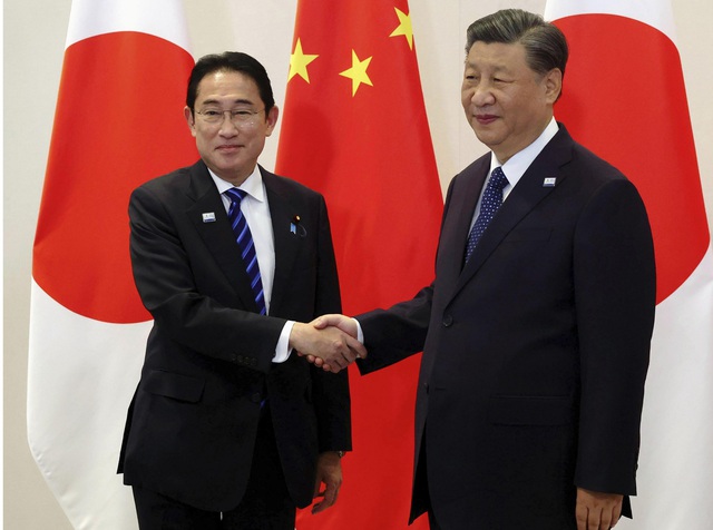 Thủ tướng Nhật bày tỏ quan ngại với Chủ tịch nước Trung Quốc tại Mỹ - Ảnh 1.