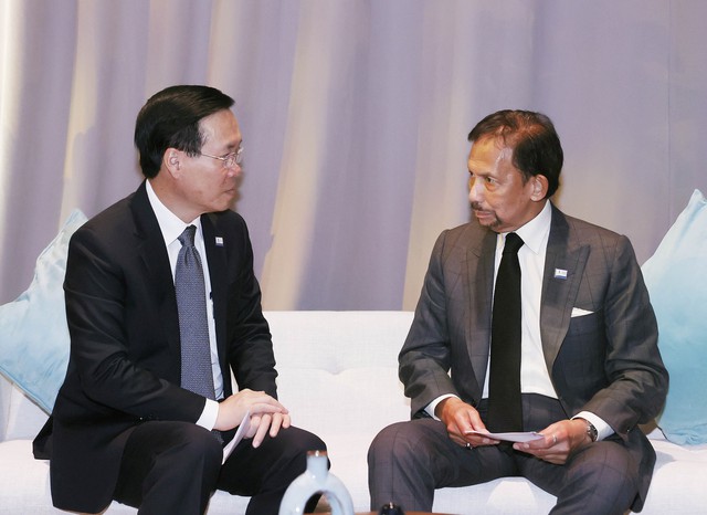 Chủ tịch nước Võ Văn Thưởng gặp Thủ tướng Canada và Quốc vương Brunei - Ảnh 2.