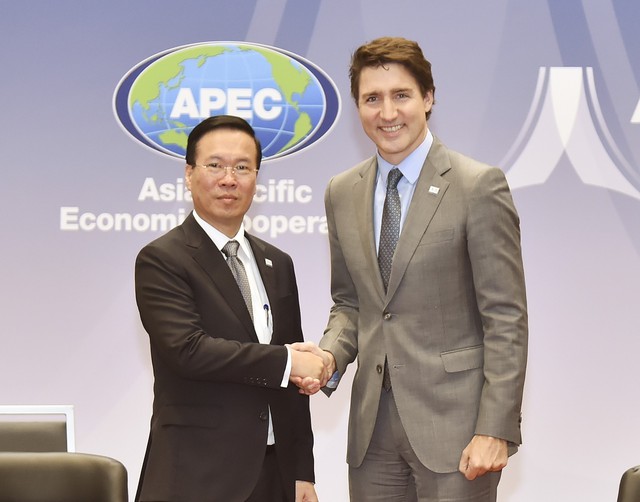 Chủ tịch nước Võ Văn Thưởng gặp Thủ tướng Canada và Quốc vương Brunei - Ảnh 1.