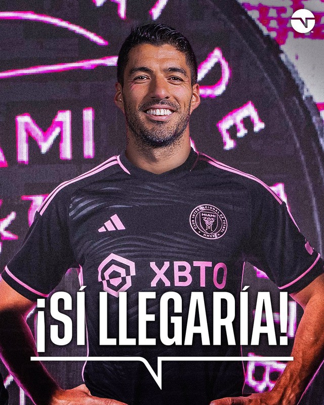 Tiền đạo Suarez ký hợp đồng 1 năm với Inter Miami tái hợp cùng Messi - Ảnh 1. Tiền đạo Suarez ký hợp đồng 1 năm với Inter Miami tái hợp cùng Messi - Ảnh 1.