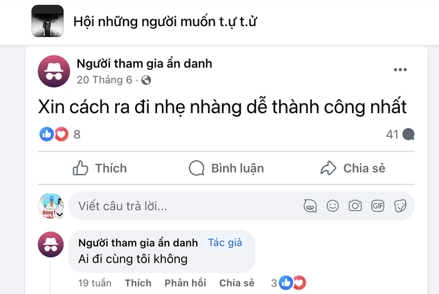 Mầm mống bi kịch từ những hội nhóm 'rủ nhau tự tử' - Ảnh 1.