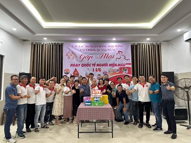 CLB Ngân hàng máu sống Facebook Quảng Ngãi kết nối những trái tim - Ảnh 1.