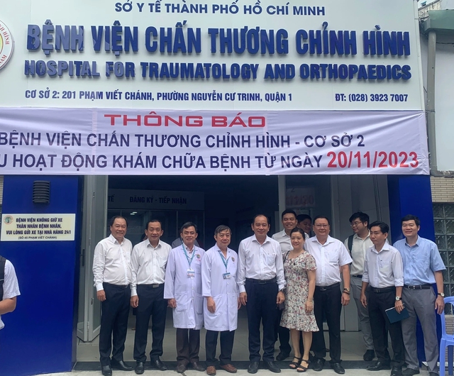 Bệnh viện Chấn thương Chỉnh hình cơ sở 2 bắt đầu  nhận khám bệnh - Ảnh 2.