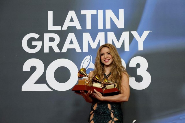 Nữ ca sĩ nhận giải Latin Grammy vào tuần trước. Ảnh GMA Network