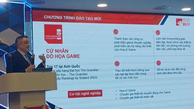 Từ 2024 trường BUV tuyển sinh thêm 7 ngành mới, do đại học ở Anh cấp bằng - Ảnh 1.