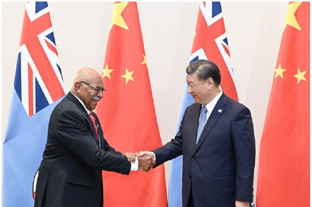 Thủ tướng Fiji nói gì sau khi gặp Chủ tịch nước Trung Quốc? - Ảnh 1.