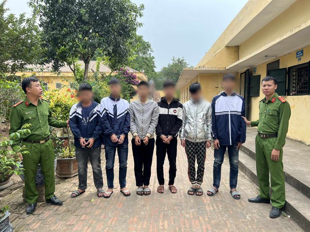Gây rối trật tự công cộng, 6 thiếu niên ở Hưng Yên bị tạm giữ - Ảnh 1.