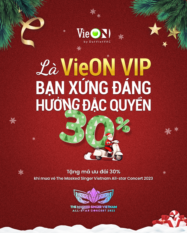VieON VIP: Quà Giáng sinh sớm khi mua vé concert 'Ca Sĩ Mặt Nạ mùa 2' - Ảnh 1.