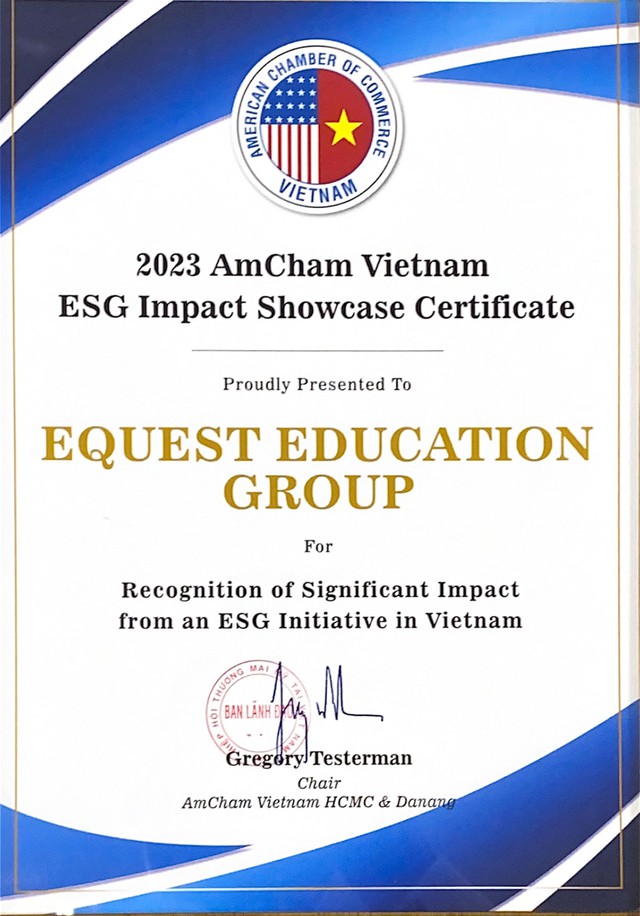 EQuest nhận giải thưởng ESG Impact Award vì những sáng kiến đóng góp phát triển bền vững - Ảnh 2.