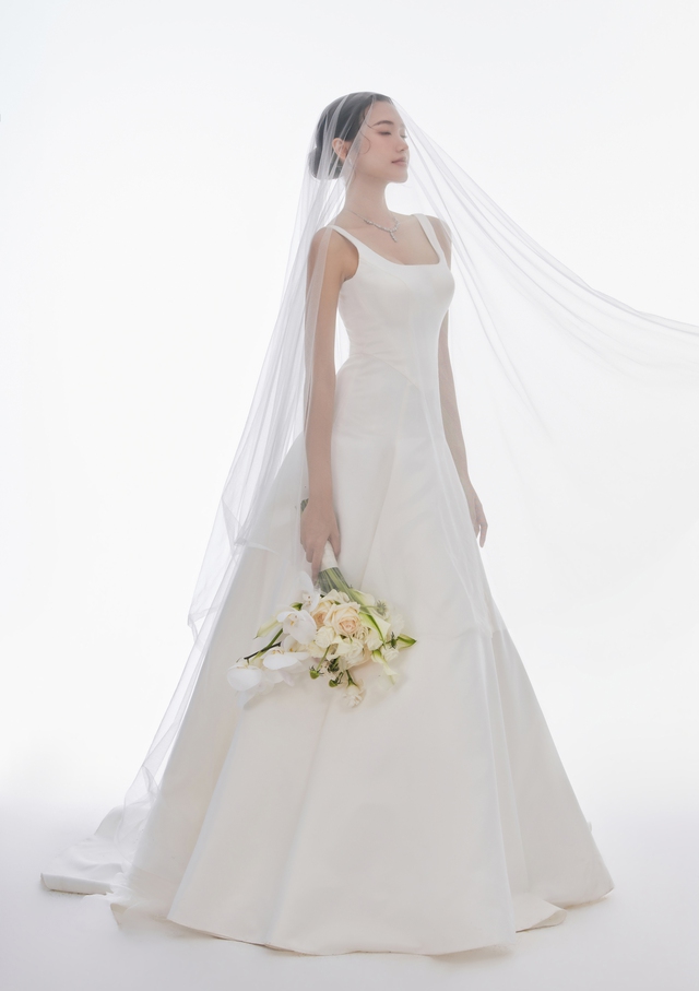 Xu hướng váy cưới được cô dâu sao Việt ưa chuộng bậc nhất năm 2023- Ảnh 5.