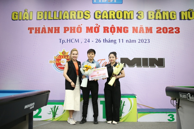 Tín hiệu vui tại giải billiards carom 3 băng nữ TP.HCM mở rộng - Ảnh 4.