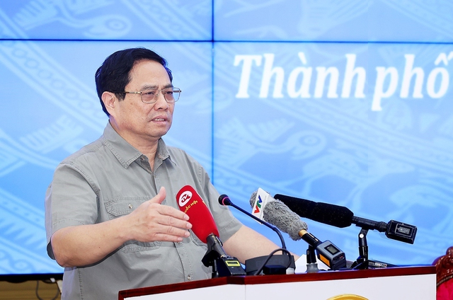 Thủ tướng Phạm Minh Chính yêu cầu giải quyết dứt điểm vướng mắc để TP.HCM yên tâm thực hiện cơ chế đặc thùẢnh: TTXVN
