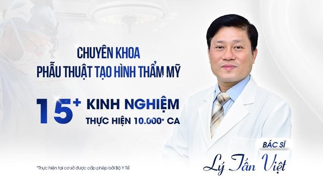 Bác sĩ Lý Tấn Việt với hơn 15 năm kinh nghiệm nâng mũi