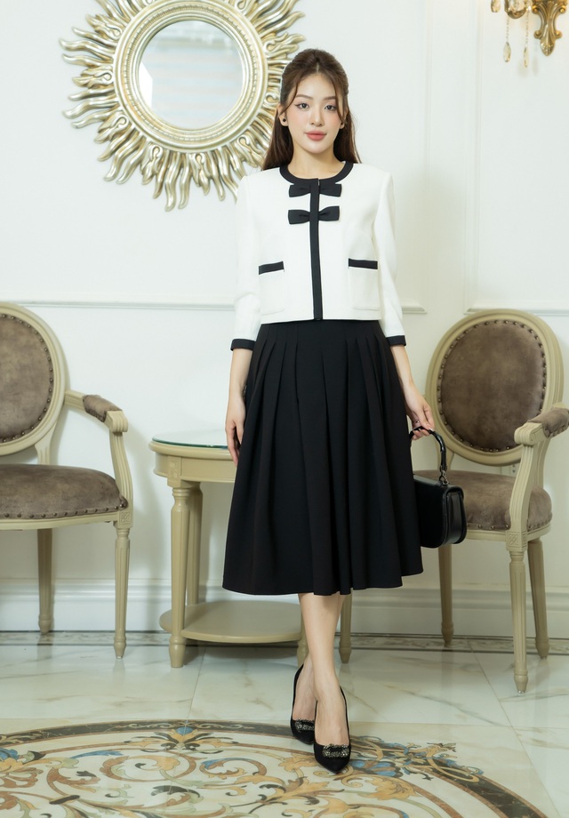 Hòa cùng xu hướng “less is more” với bản phối gam màu trắng - đen kinh điển - Ảnh 8. Hòa cùng xu hướng “less is more” với bản phối gam màu trắng - đen kinh điển - Ảnh 8.
