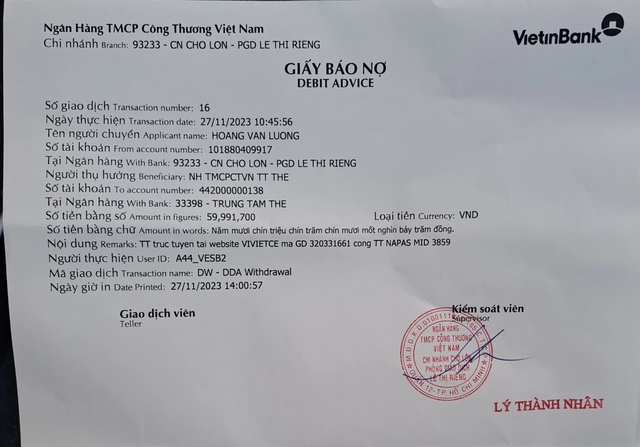 Trong tích tắc mất gần 60 triệu đồng và 'lưu ý phải nhớ'… - Ảnh 1.