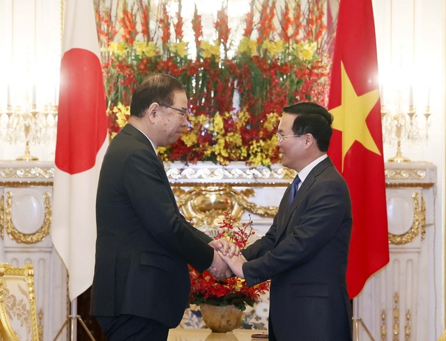 Chủ tịch nước Võ Văn Thưởng tiếp lãnh đạo các đảng  Nhật Bản - Ảnh 3.