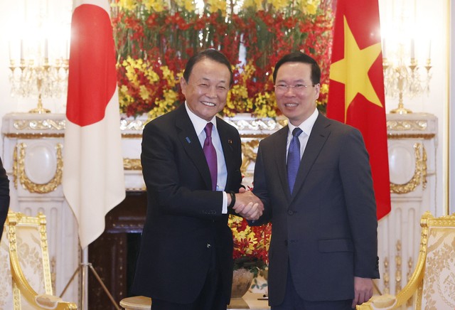 Chủ tịch nước Võ Văn Thưởng tiếp lãnh đạo các đảng  Nhật Bản - Ảnh 1.