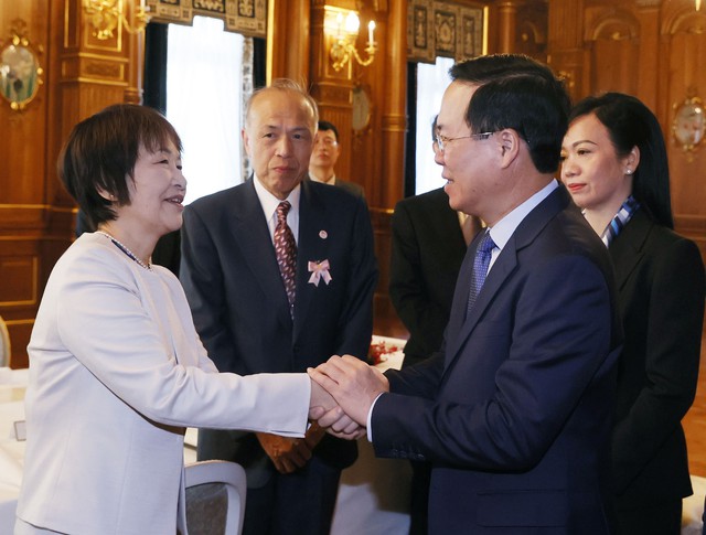 Chủ tịch nước Võ Văn Thưởng gặp gỡ các gia đình homestay Nhật Bản - Ảnh 1.