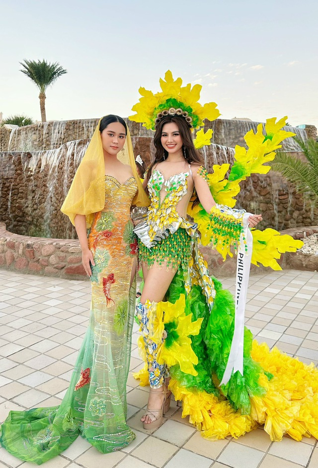Diện 3 đầm của NTK Việt, Bella Vũ cuốn hút tại Miss Eco Teen 2023 - Ảnh 3.