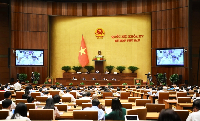 Quốc hội thảo luận về dự án luật Đất đai sửa đổi ngày 3.11Ảnh: Gia Hân