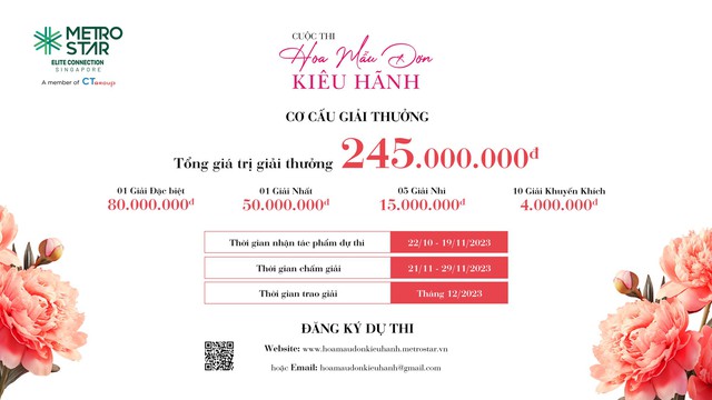 Cuộc thi ‘Hoa mẫu đơn kiêu hãnh’ với giải thưởng 245 triệu đồng - Ảnh 2.