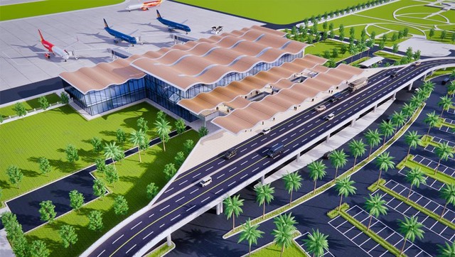 Mô hình sân bay Quảng Trị - CTV