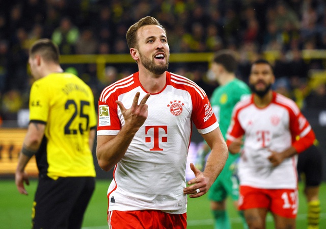 Harry Kane lại ghi hat-trick, Bayern Munich ‘đè bẹp’ Borussia Dortmund tại Bundesliga - Ảnh 2.