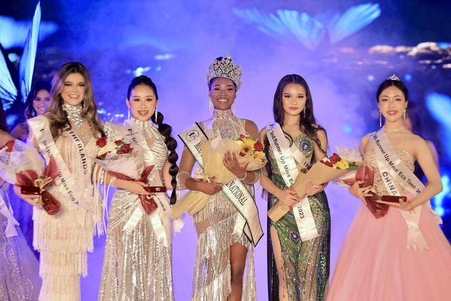 Nữ sinh Việt 14 tuổi giành á hậu 1 tại Miss Eco Teen International - Ảnh 1.