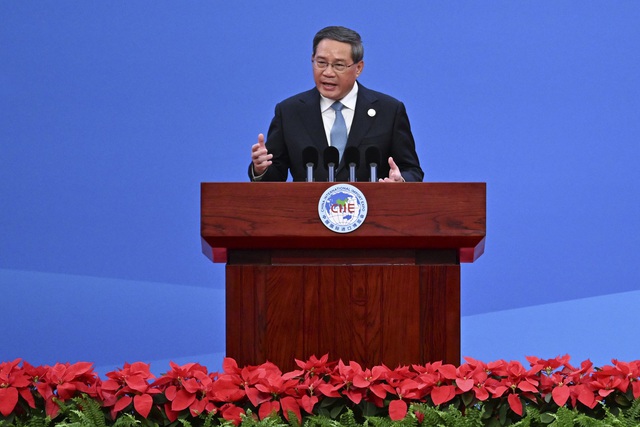Thủ tướng Trung Quốc đã gửi thông điệp gì tại hội chợ triển lãm ở Thượng Hải? - Ảnh 1.