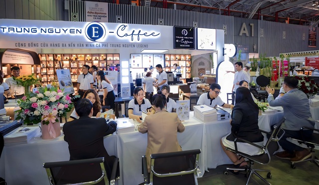 Trung Nguyên E-Coffee bùng nổ tại Coffee Expo 2023 - Ảnh 1.