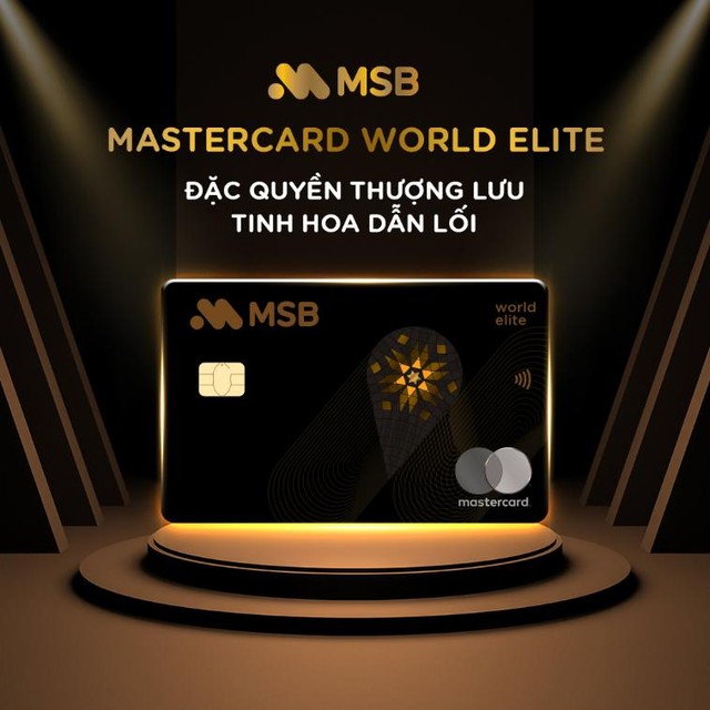 Thẻ tín dụng cao cấp Mastercard World Elite đầu tiên chính thức ra mắt tại Việt Nam - Ảnh 1.