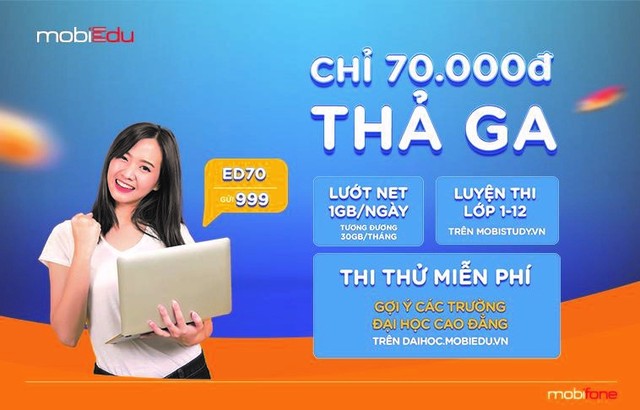 Học trực tuyến không giới hạn với bộ ba gói cước của mobiEdu - Ảnh 1.