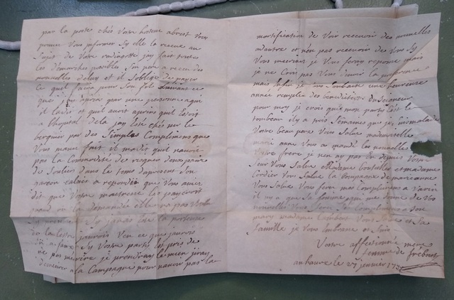 Những bức thư viết cho thủy thủ Pháp sau 265 năm mới được đọc - Ảnh 1.