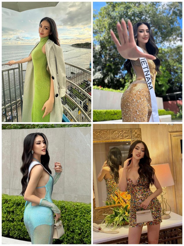 Bùi Quỳnh Hoa gợi cảm đọ sắc cùng các đối thủ tại Miss Universe 2023 - Ảnh 4.