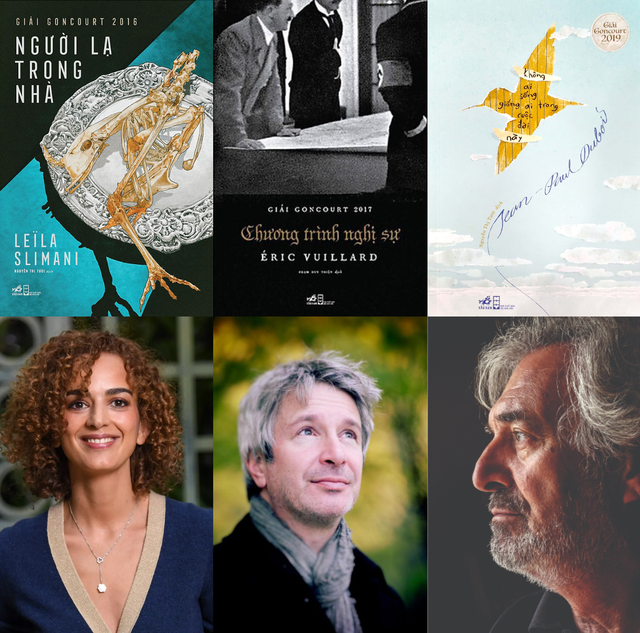 Các tác phẩm và tác giả chiến thắng giải Goncourt 2016, 2017 và 2019 đã được chuyển ngữ