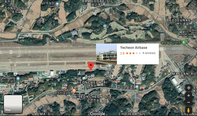Google Maps làm lộ 40% căn cứ quân sự nhạy cảm của Hàn Quốc - Ảnh 1.