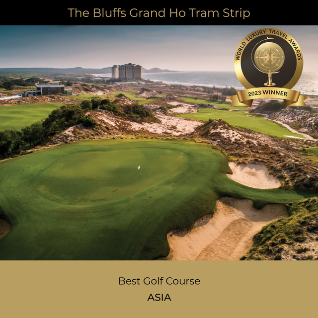 TheđạtgiảiSângolftốtnhấtchâuÁ<strong>unis</strong> Bluffs Grand Ho Tram đạt giải Sân golf tốt nhất châu Á 2023 - Ảnh 1.