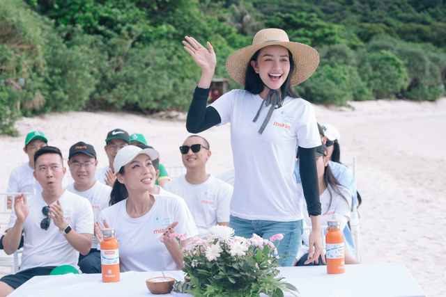 Hoa hậu Ngọc Châu đồng hành cùng chiến dịch chung tay bảo tồn rùa biển Côn Đảo - Ảnh 1.