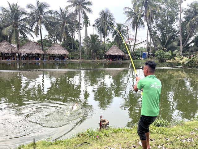 Thú vui câu cá 'khổng lồ' của người trẻ ở TP.HCM - Ảnh 1.