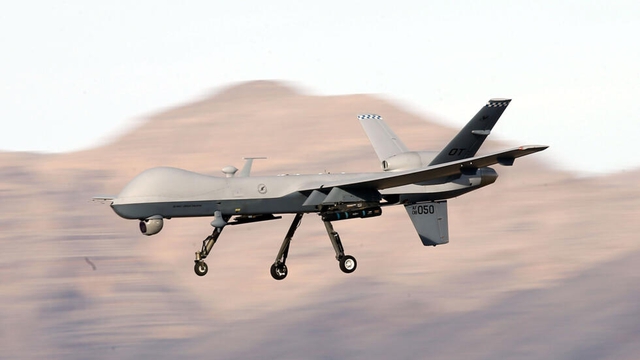 ‘Chim săn mồi’ MQ-9 Reaper của Mỹ bị lực lượng Houthi bắn hạ  - Ảnh 1.