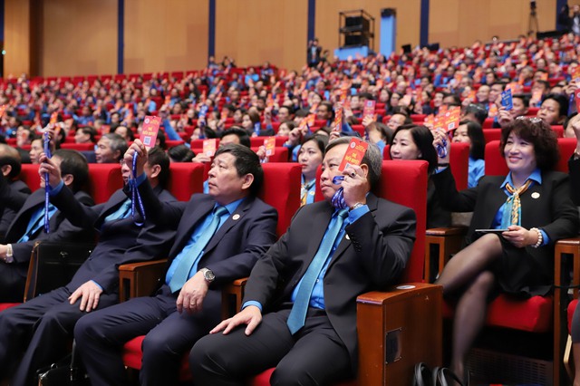 1.100 đại biểu dự Đại hội XIII Công đoàn Việt Nam   - Ảnh 4.