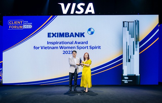 Eximbank đón nhận giải thưởng từ Visa, khẳng định sự sáng tạo và tầm nhìn vượt trội - Ảnh 1.