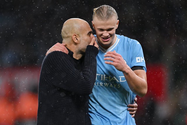 HLV Pep Guardiola nói gì về chấn thương bí ẩn của Erling Haaland? - Ảnh 1.