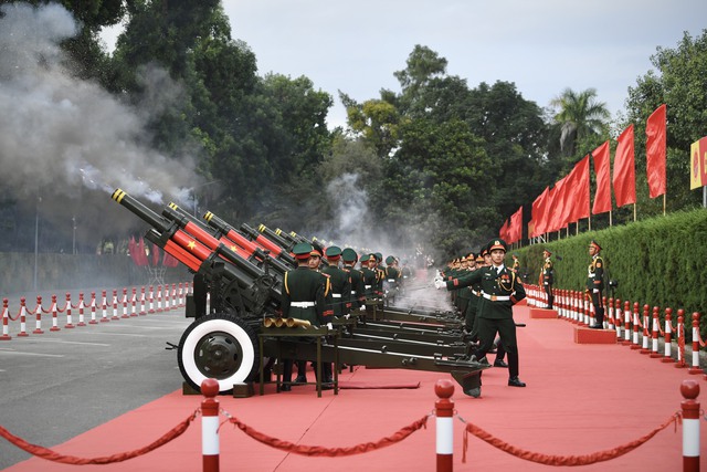 Tổng Bí thư Nguyễn Phú Trọng chủ trì lễ đón Tổng bí thư, Chủ tịch Tập Cận Bình - Ảnh 4.